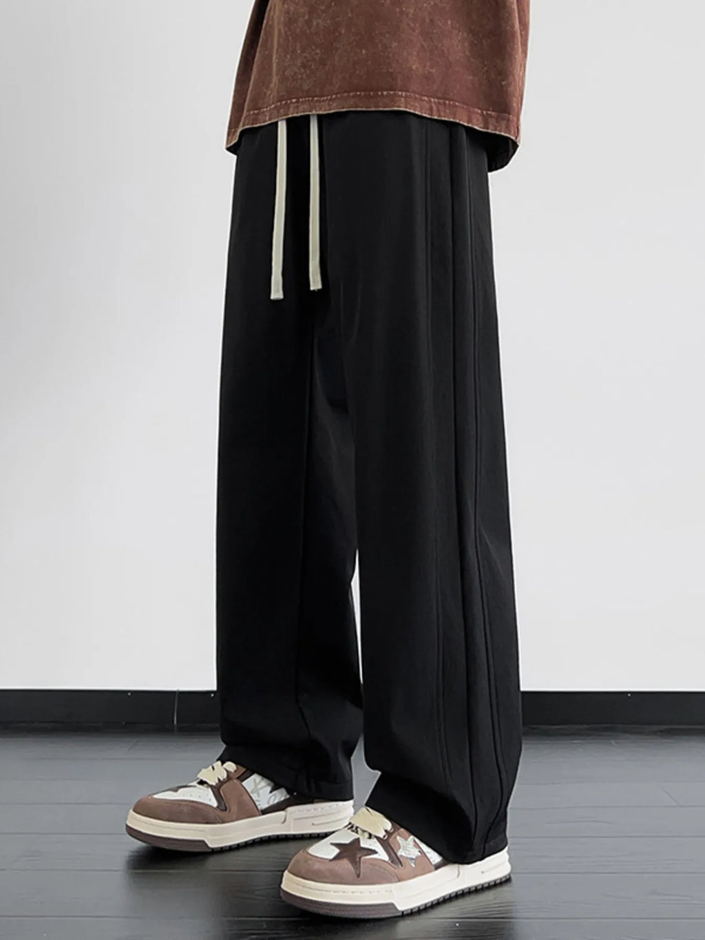 Men's Plus Size Loose Fit Drawstring Pants