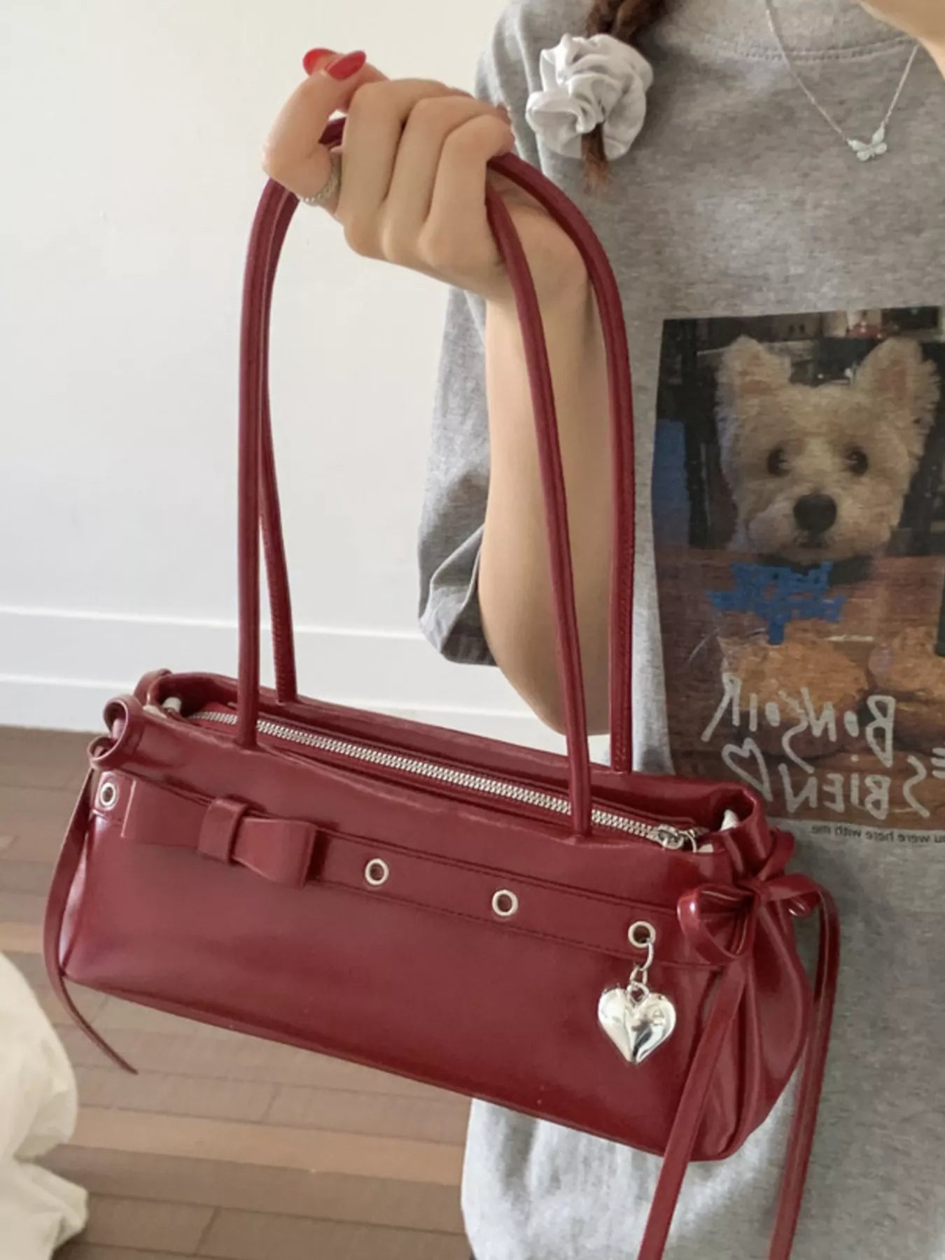 PU Leather Shoulder Bag