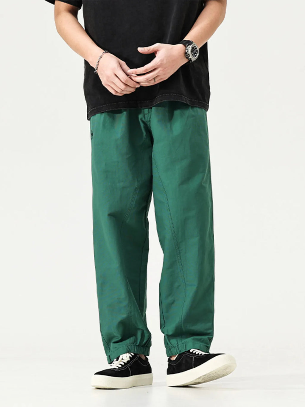 Men's Full Size Casual Loose Fit Cargo Pants Plus Size