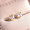 2 Carat Moissanite 925 Sterling Silver Stud Earrings