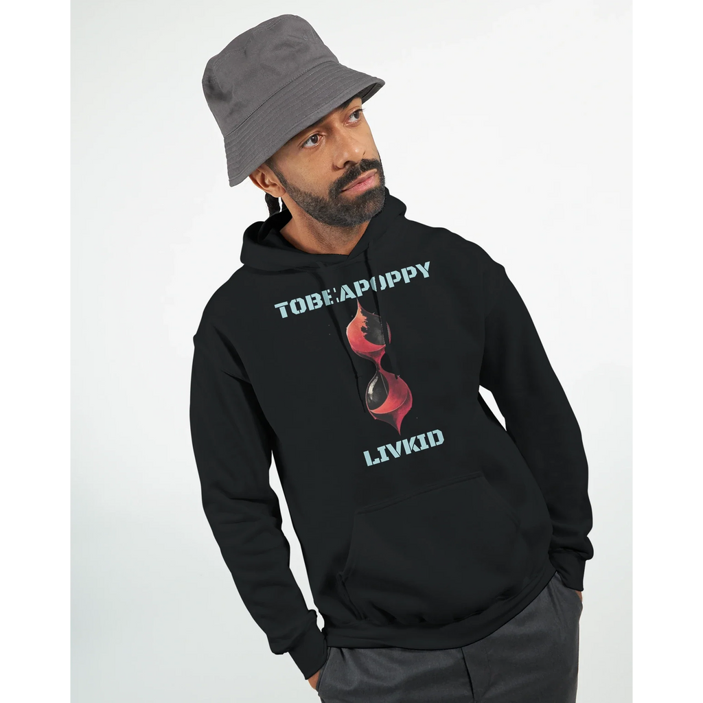 IMMXRTVLCULT LIVKID album cover “TOBEAPOPPY” hoodie