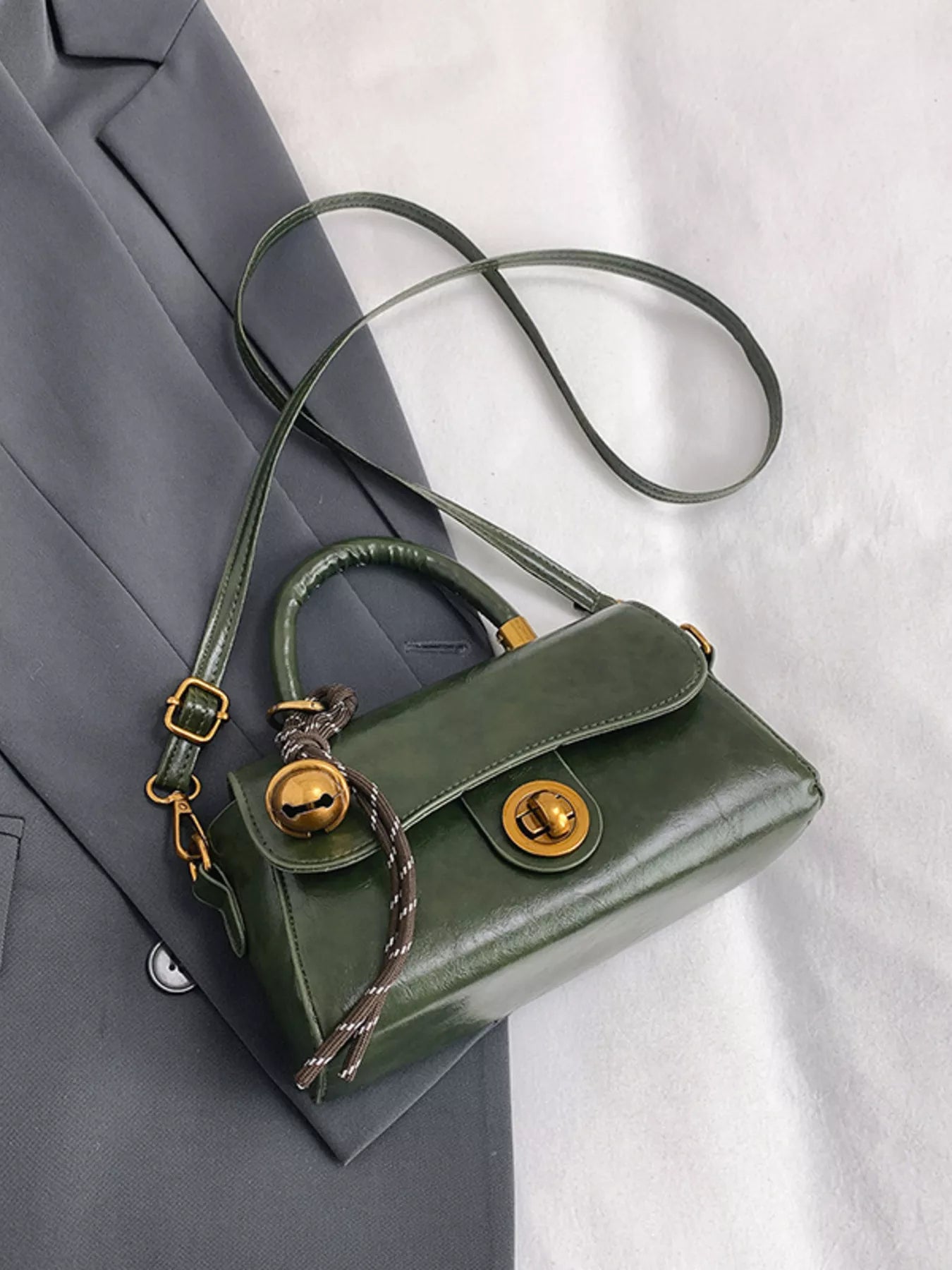 Top Handle Crossbody Bag