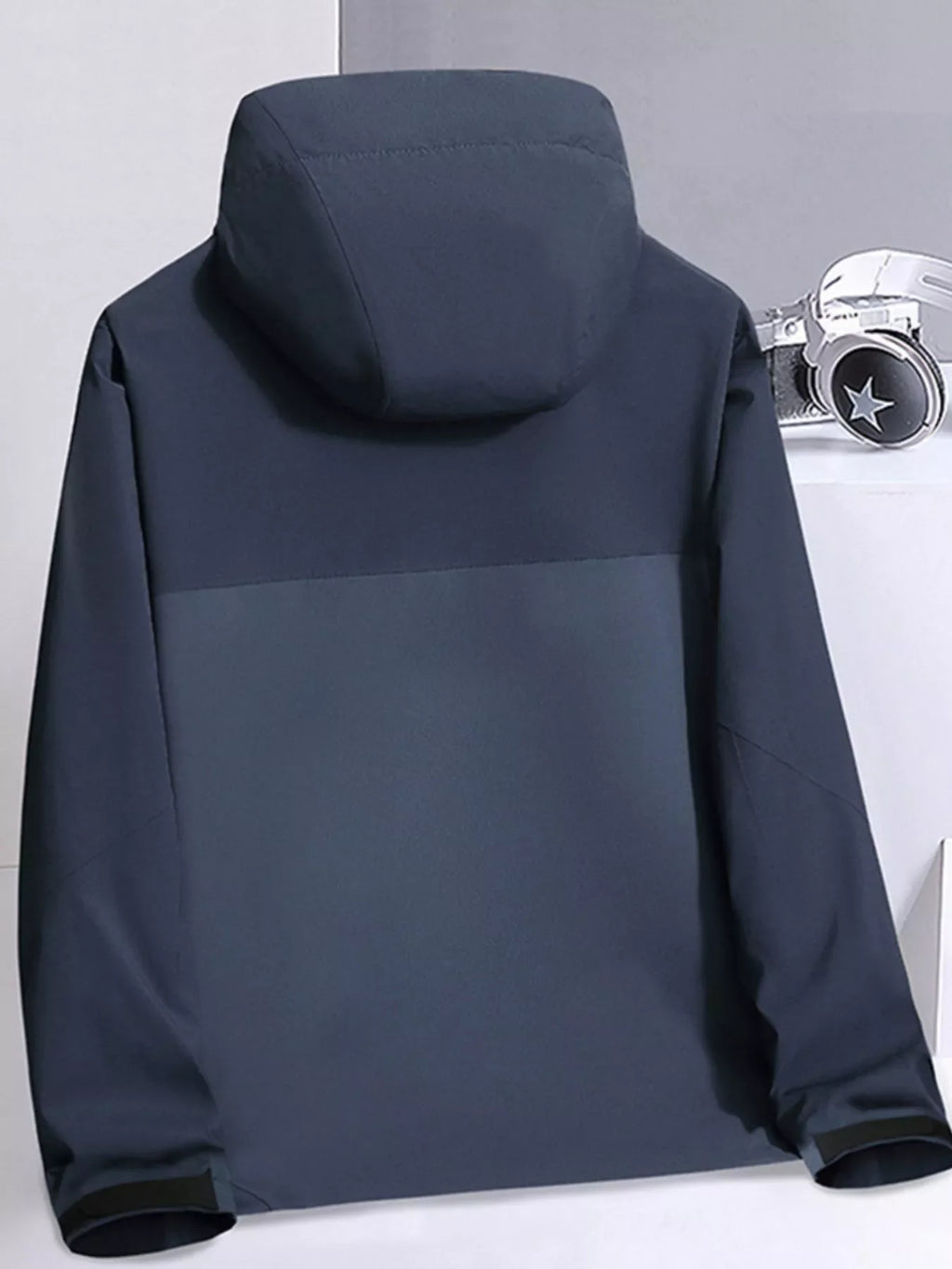 Men's Plus Size Waterproof Hooded Outdoor Jacket