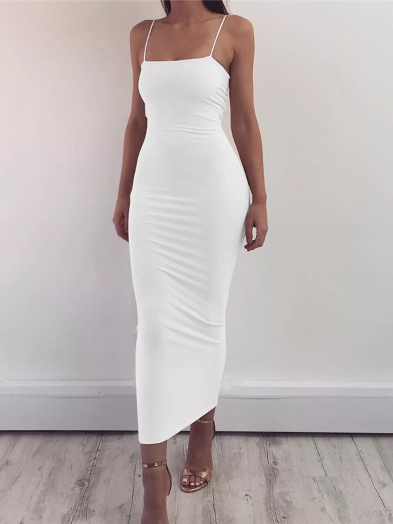 Sleeveless Bodycon Midi Dress