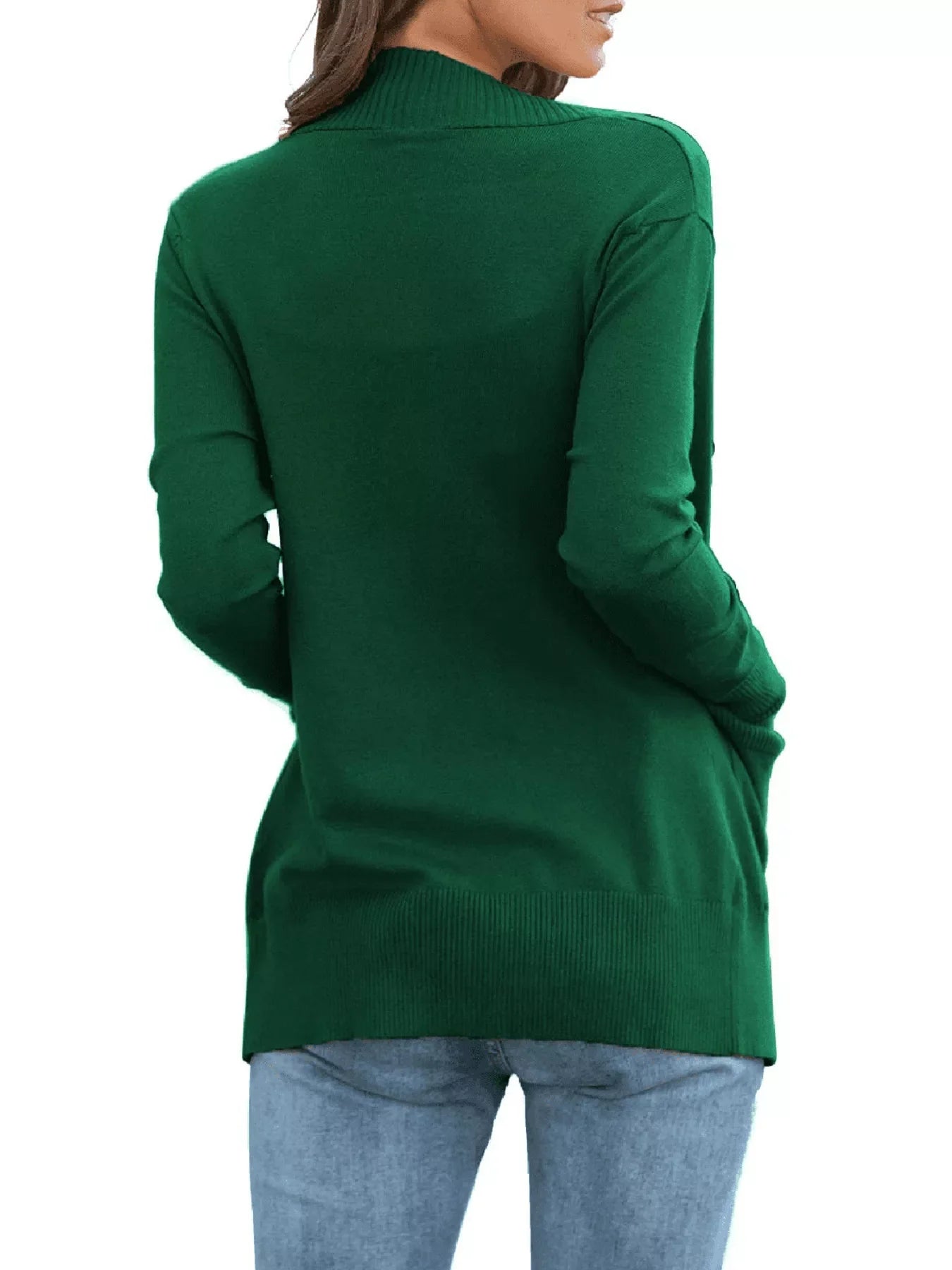 Open Front Knit Cardigan
