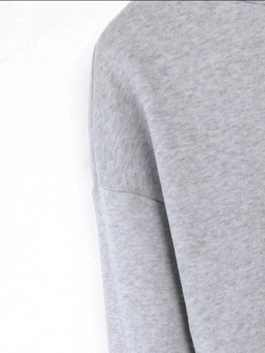Zip-Up Collar Sweatshirt with Pocket