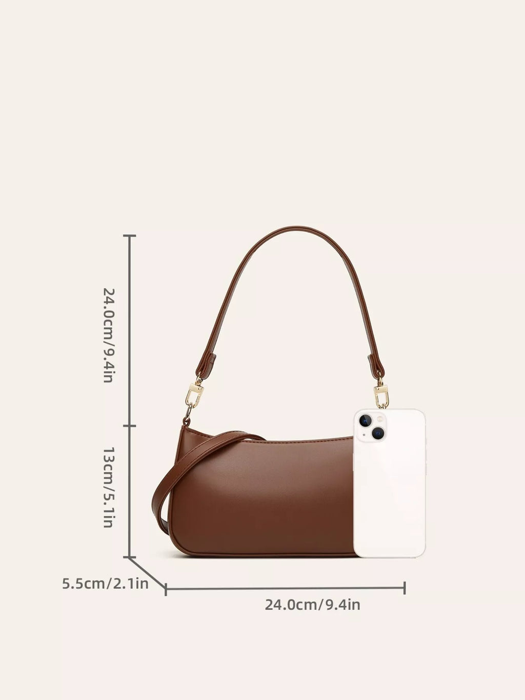 PU Leather Shoulder Bag