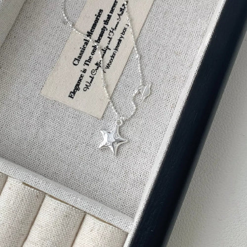 925 Sterling Silver Star Necklace