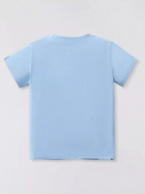 Children's Cartoon Animal Crew Neck T-Shirt