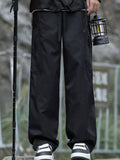 Men's Plus Size Relaxed Fit Cargo Pants with Zipper Pockets