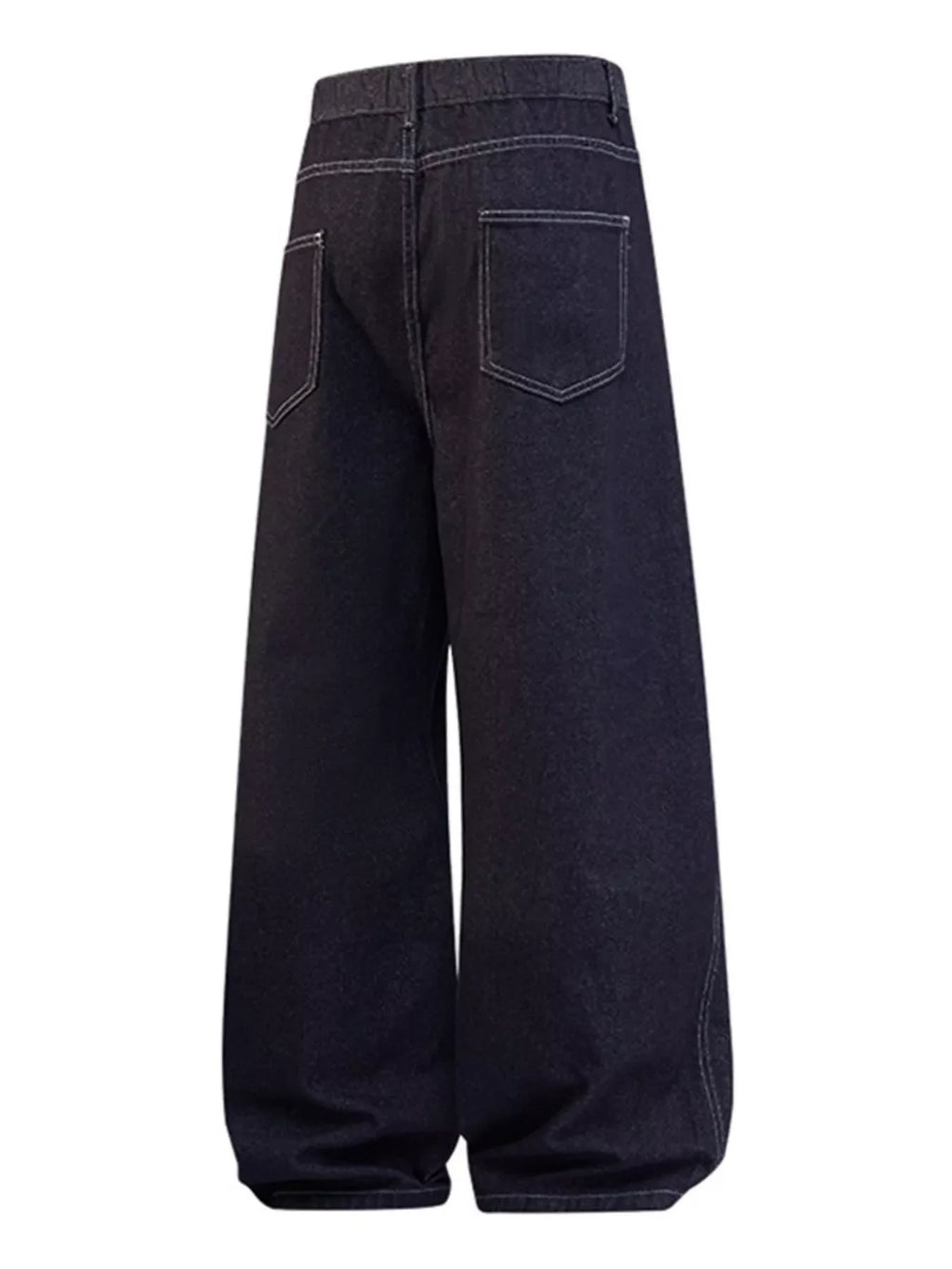 Men's Full Size Wide Leg Wash Jeans Plus Size