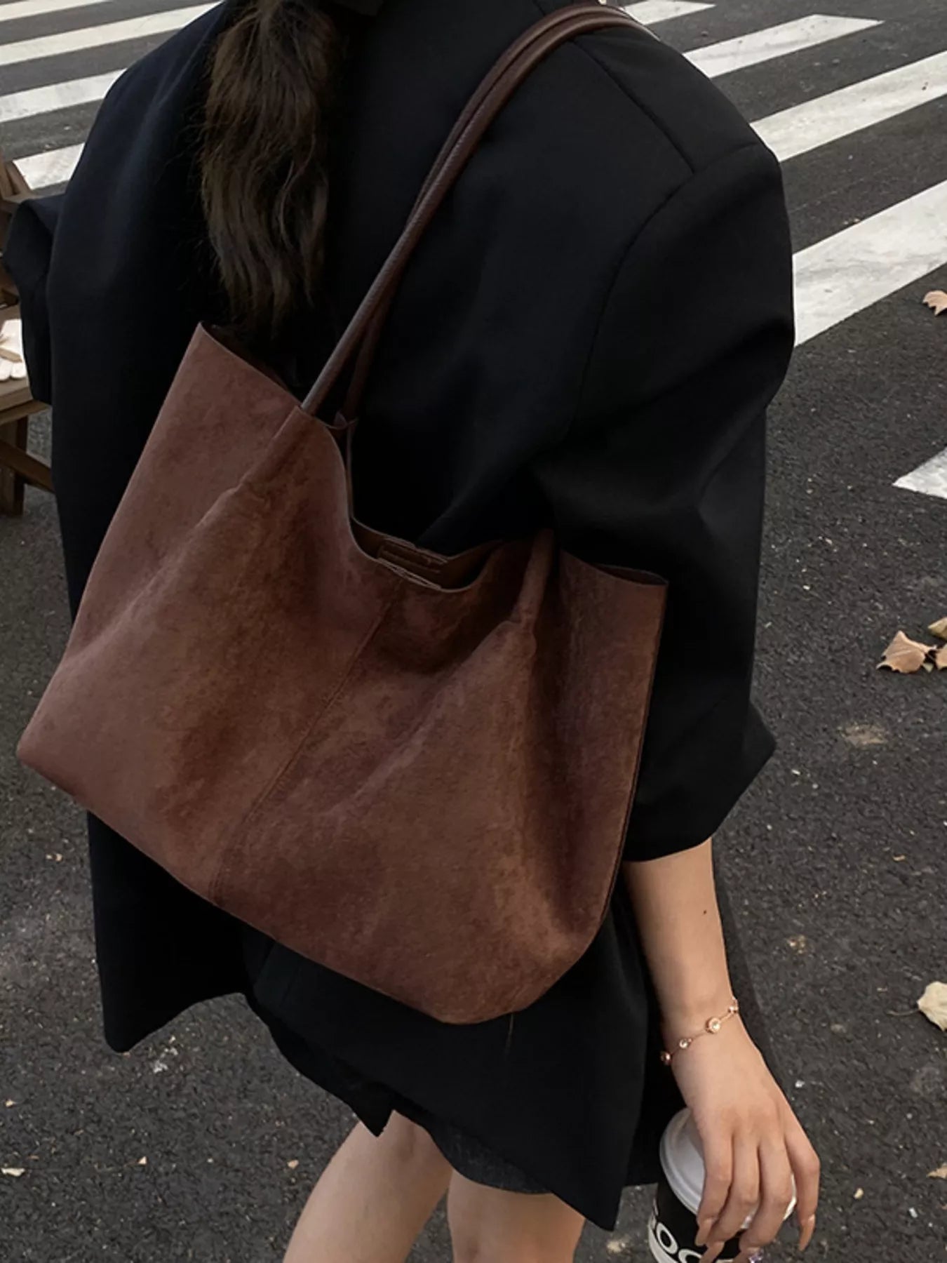 Solid Color Tote Bag