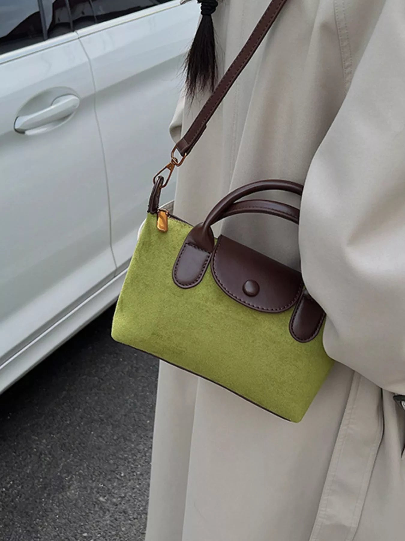 Top Handle Crossbody Bag