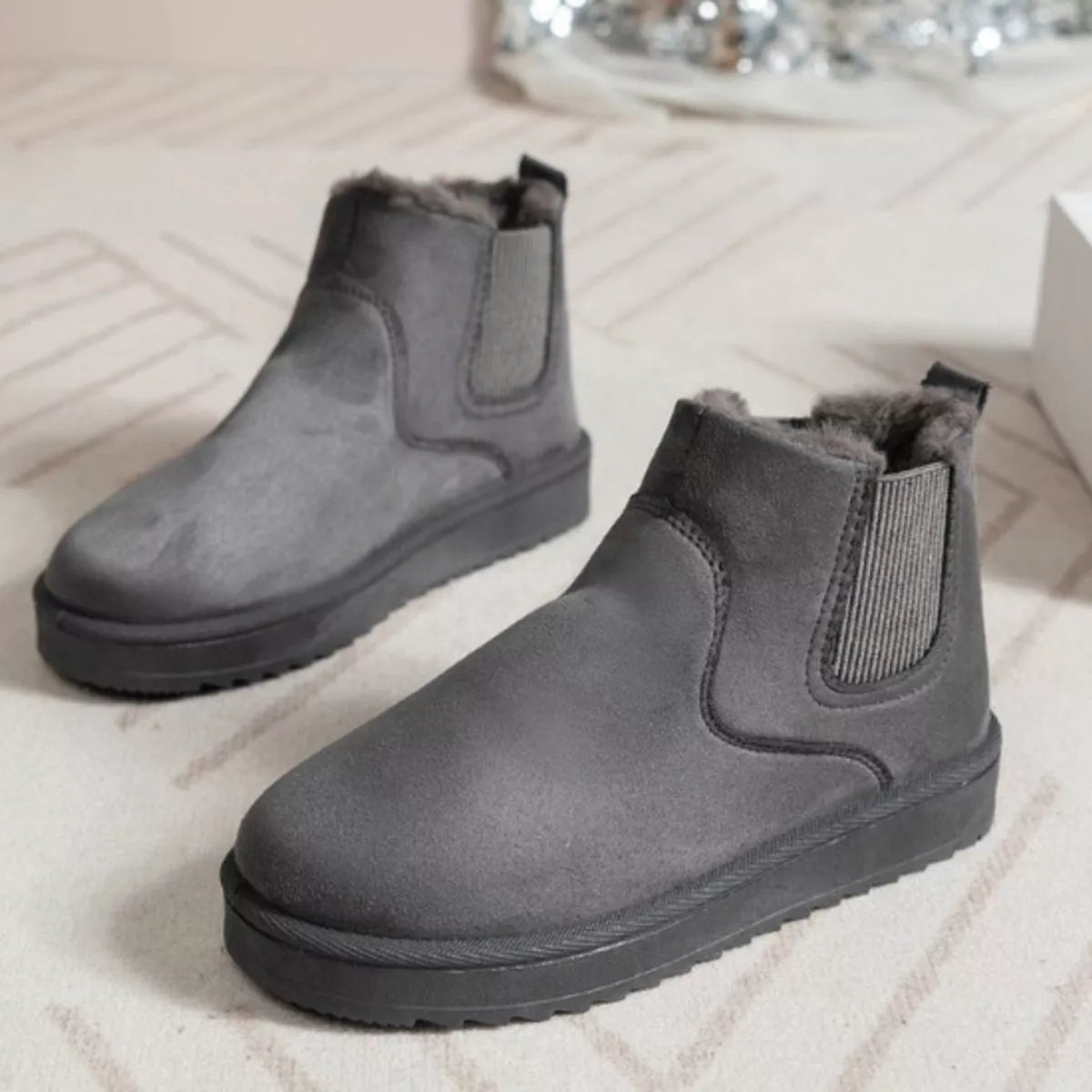 Round Toe Platform Boots
