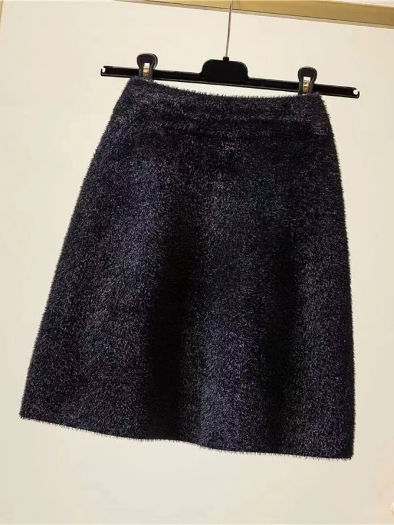 Plush Knit Mini Skirt