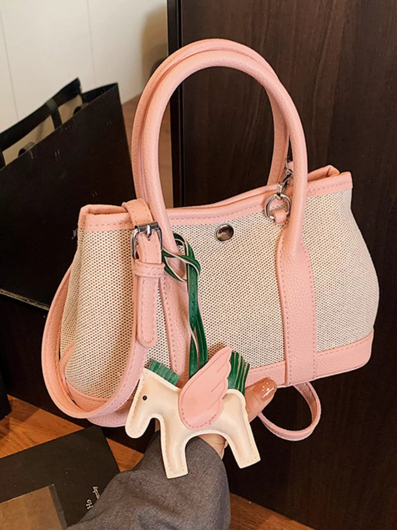Contrast Crossbody Bag