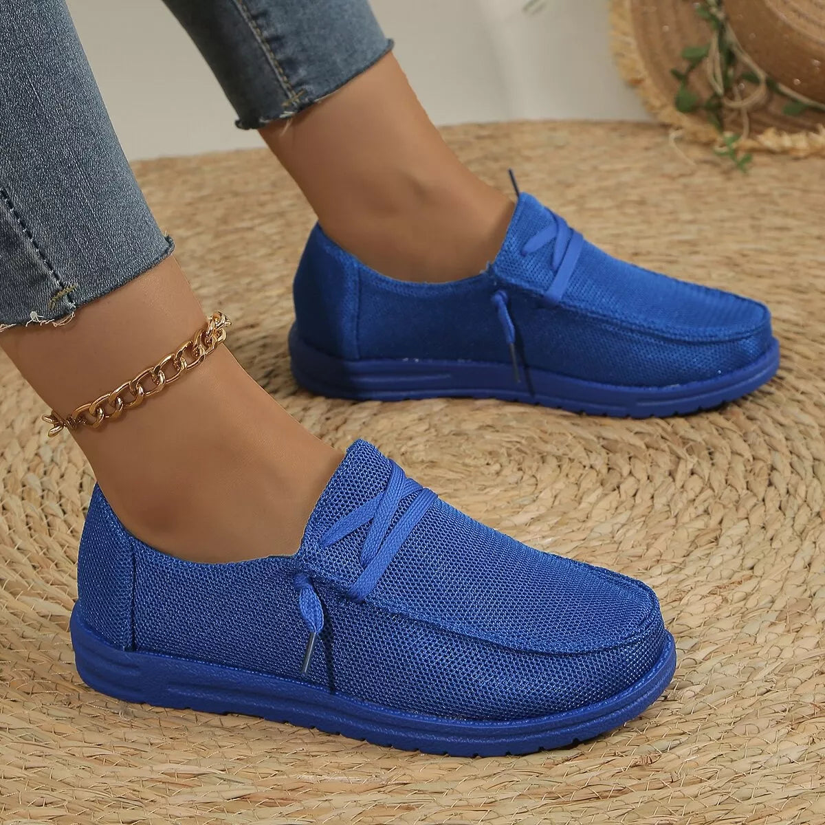Round Toe Slip-Ons