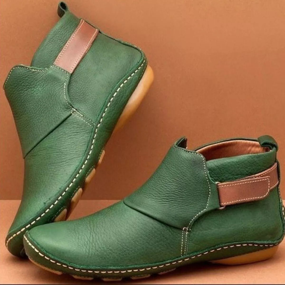 PU Leather Ankle Boots