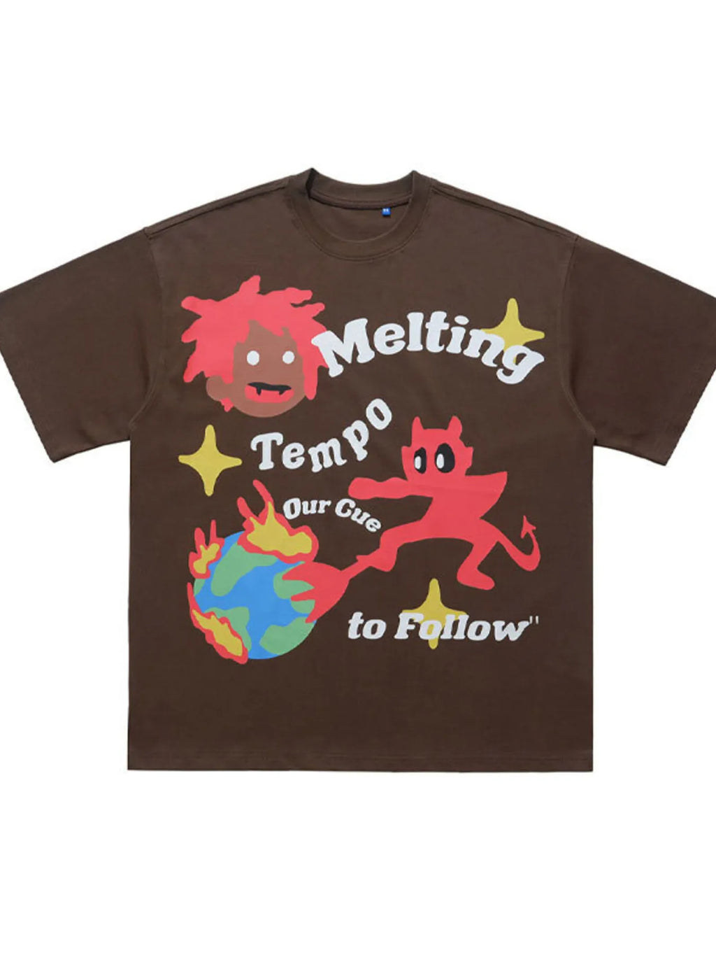 Men's Graphic Round Neck Oversized T-Shirt