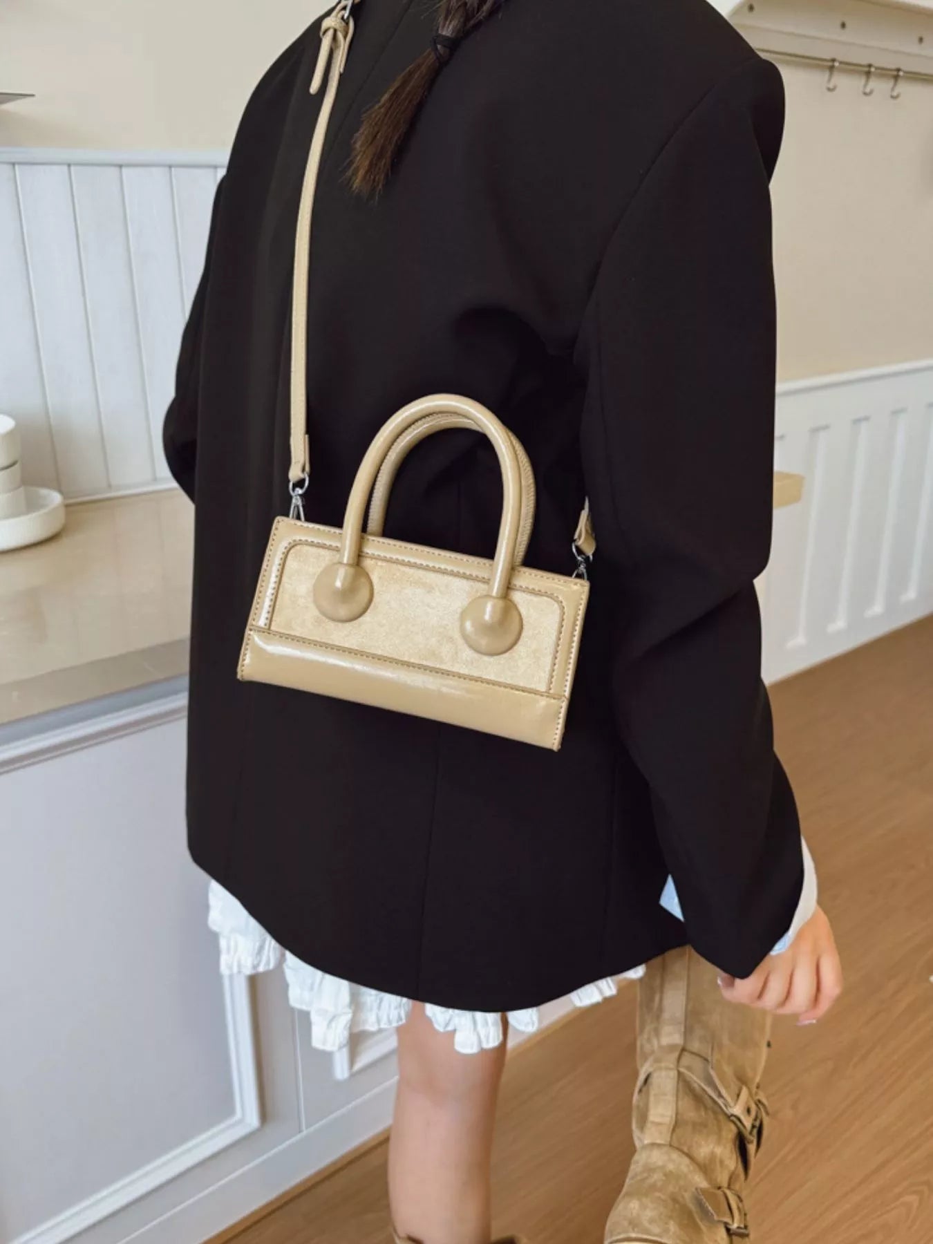 Top Handle Crossbody Bag