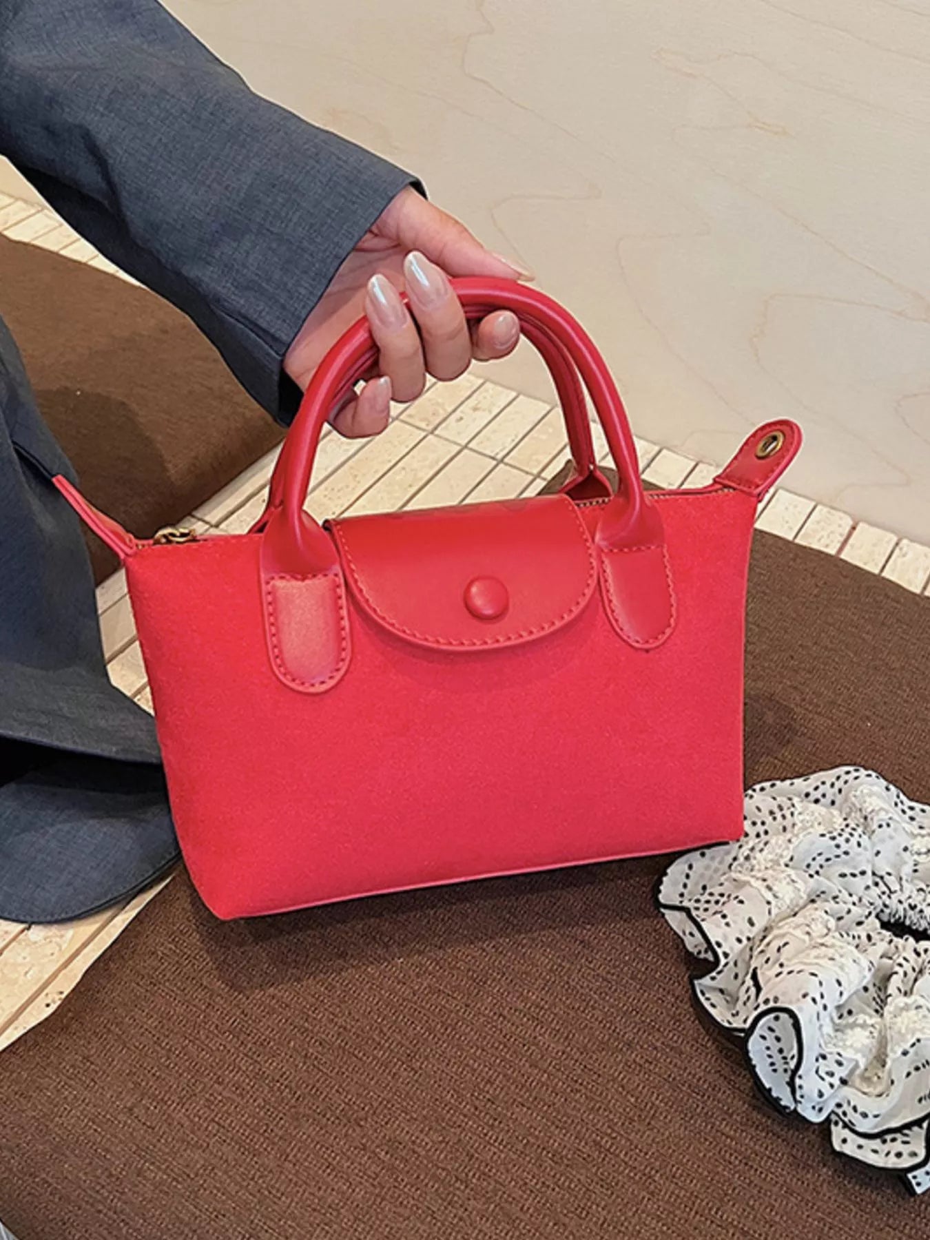 Top Handle Crossbody Bag