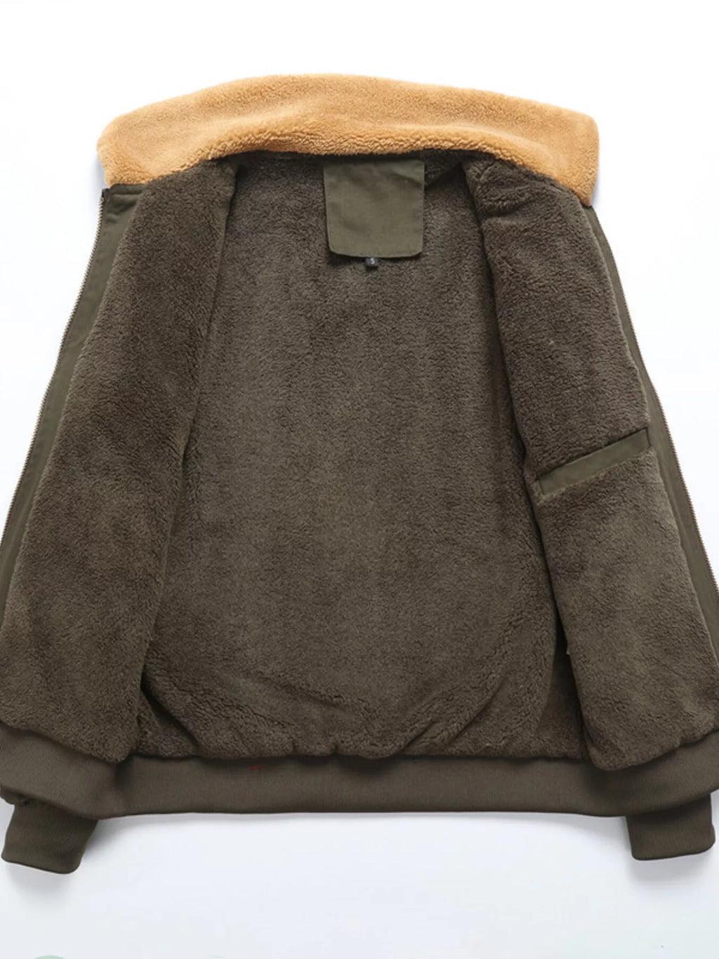 Men's Full Size Zip Up Bomber Jacket Plus Size