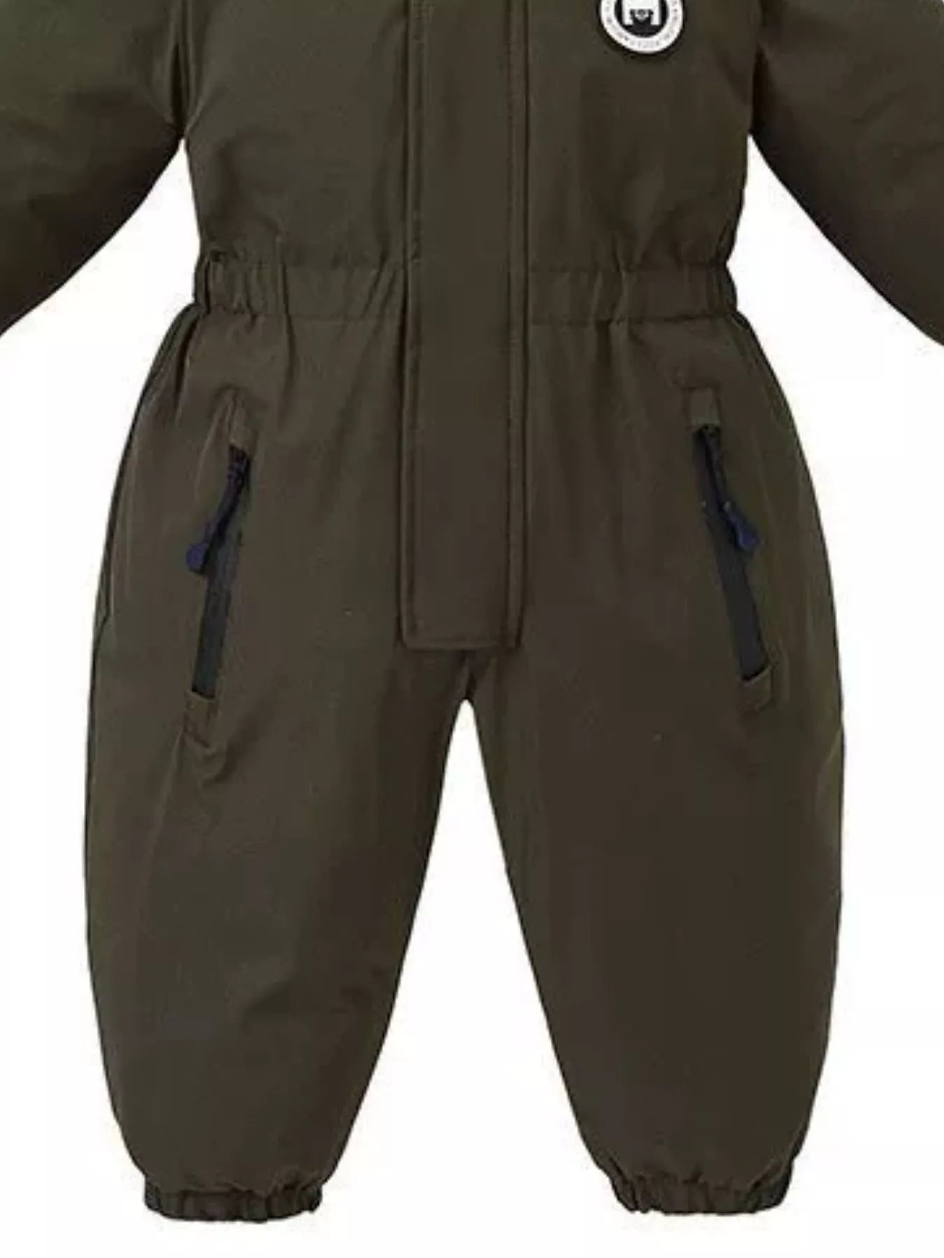 Children's Faux Fur Hood One-Piece