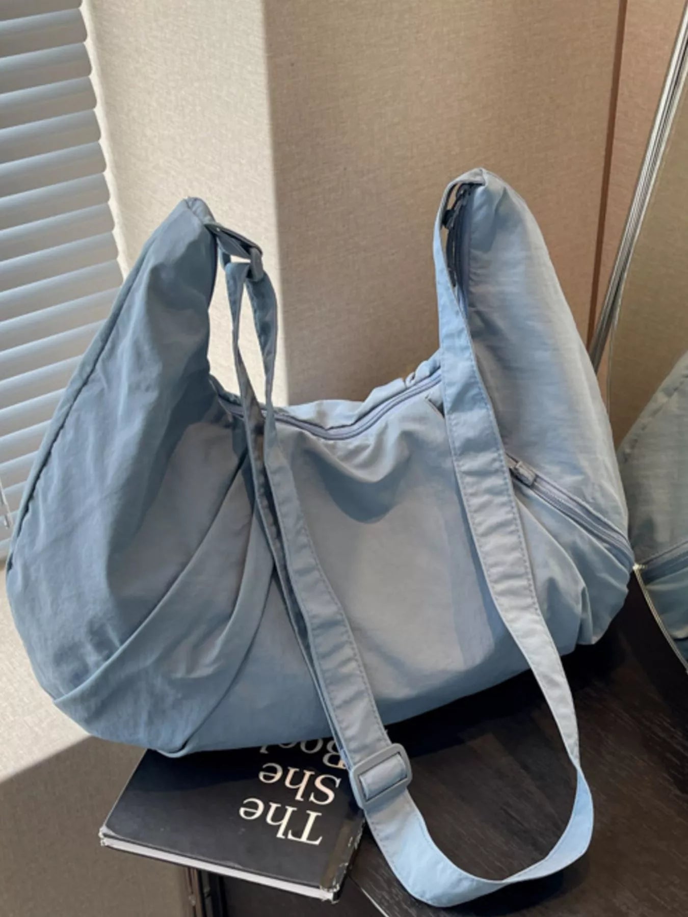 Casual Lightweight Nylon Crossbody Bag