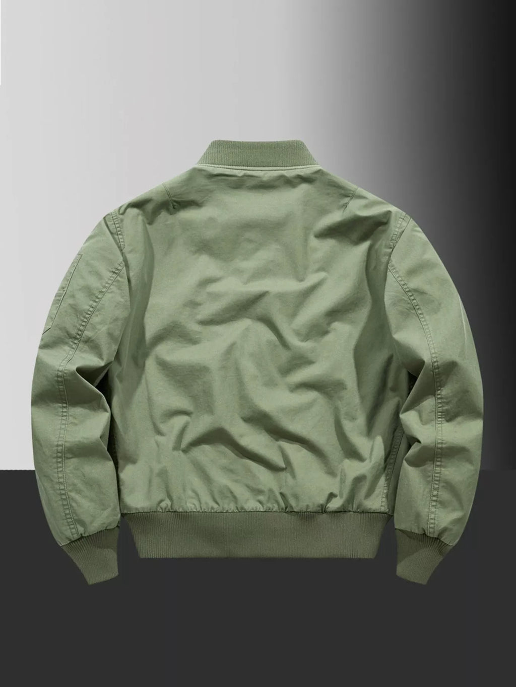 Men's Plus Size Zip Up Bomber Jacket
