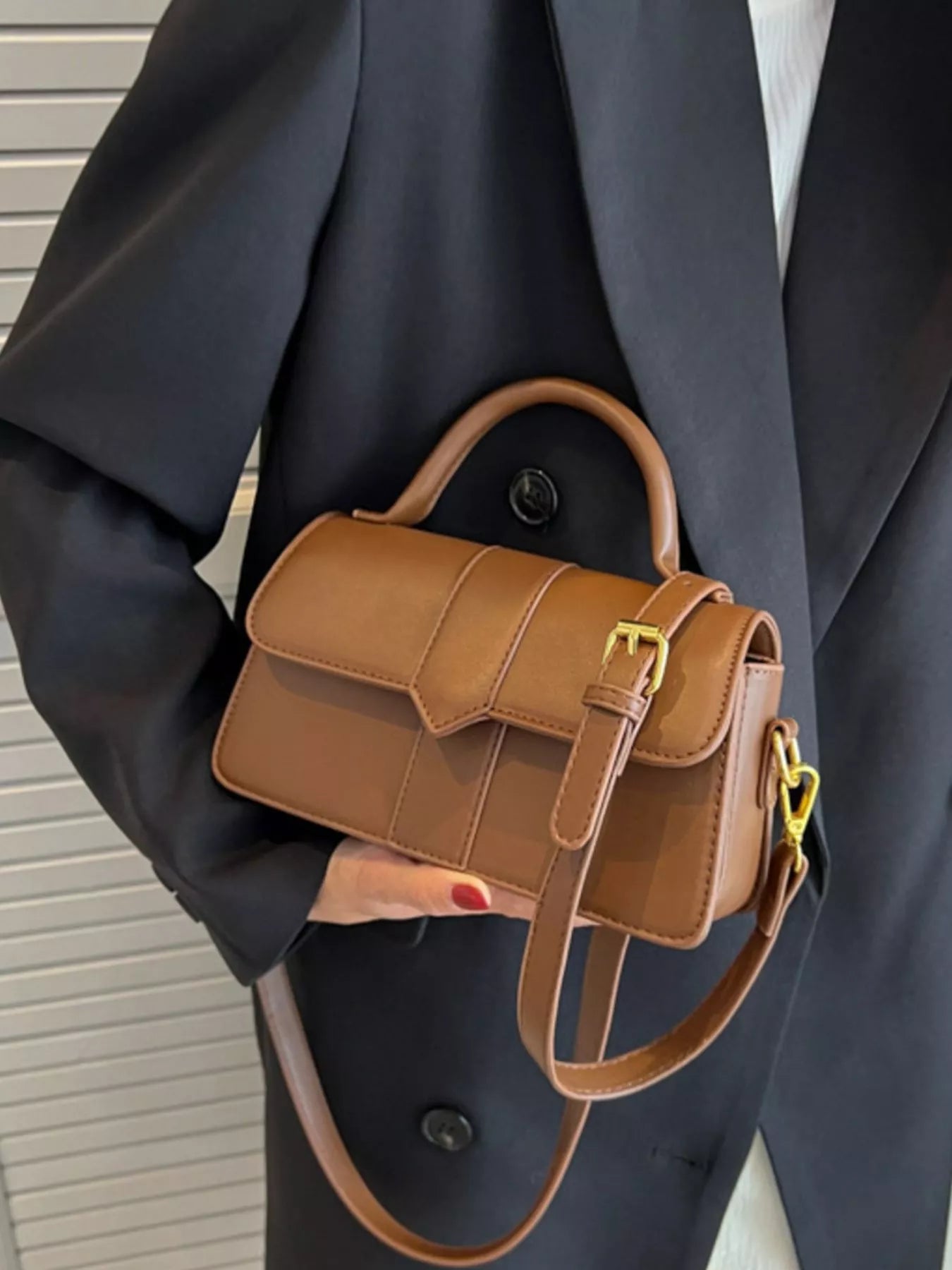 Top Handle Crossbody Bag