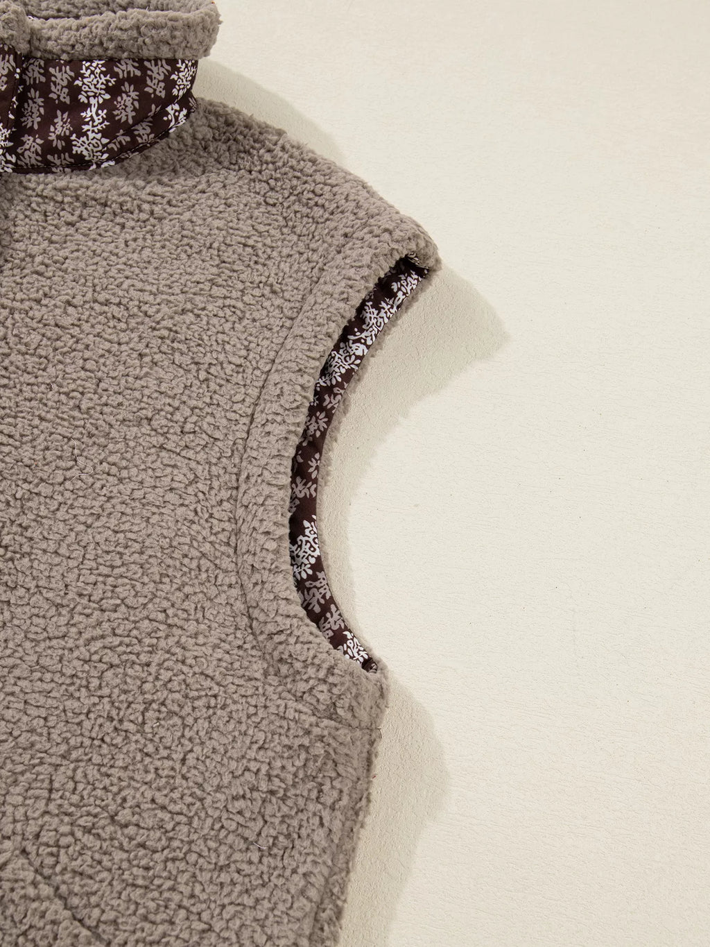 Side Bows Sherpa Fleece Vest