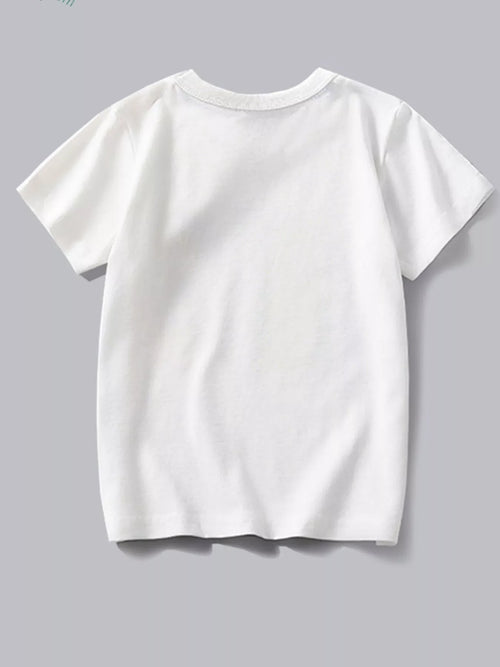 Children's Dinosaur Crew Neck Short Sleeve T-Shirt