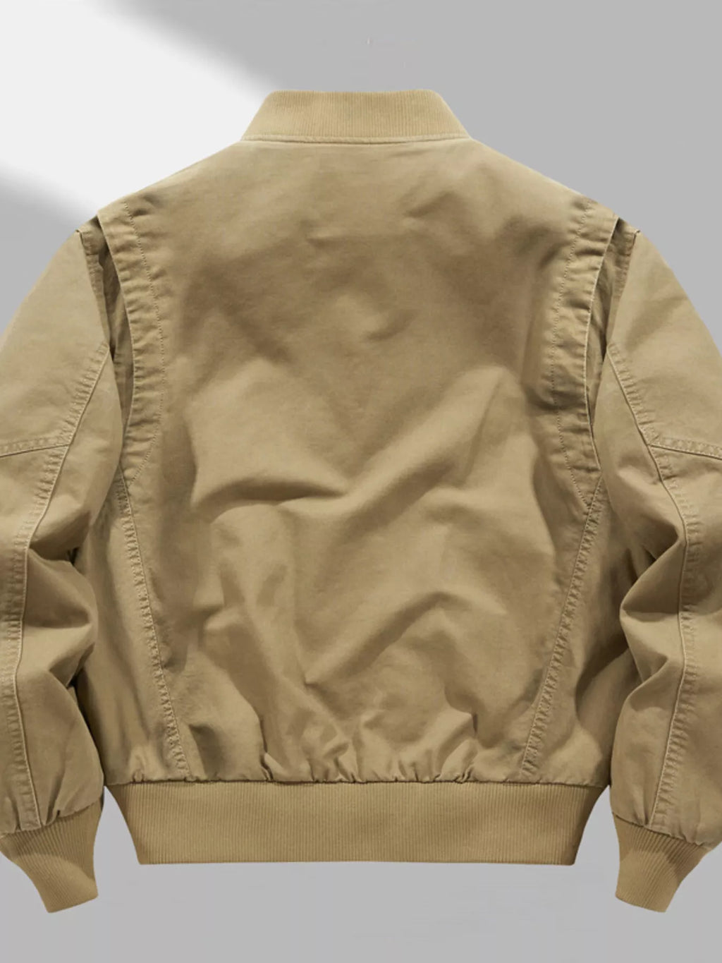 Men's Plus Size Zip Up Bomber Jacket