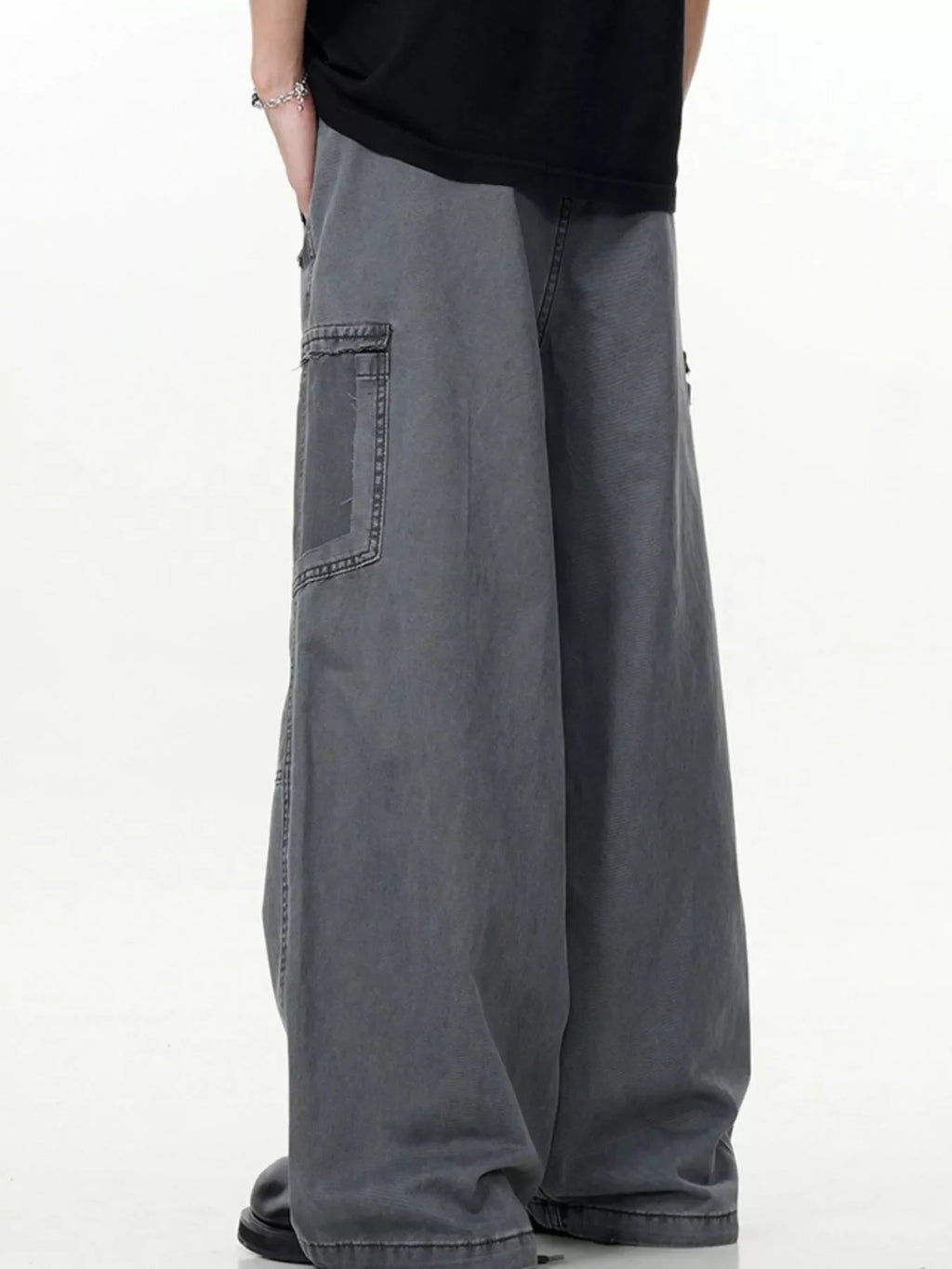 Men's Wide Leg Cargo Pants