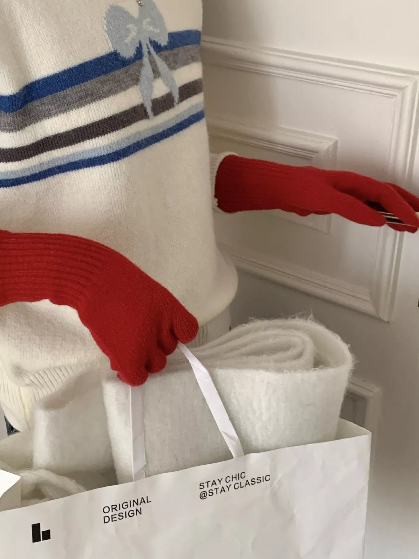 Warm Knitted Soft Gloves