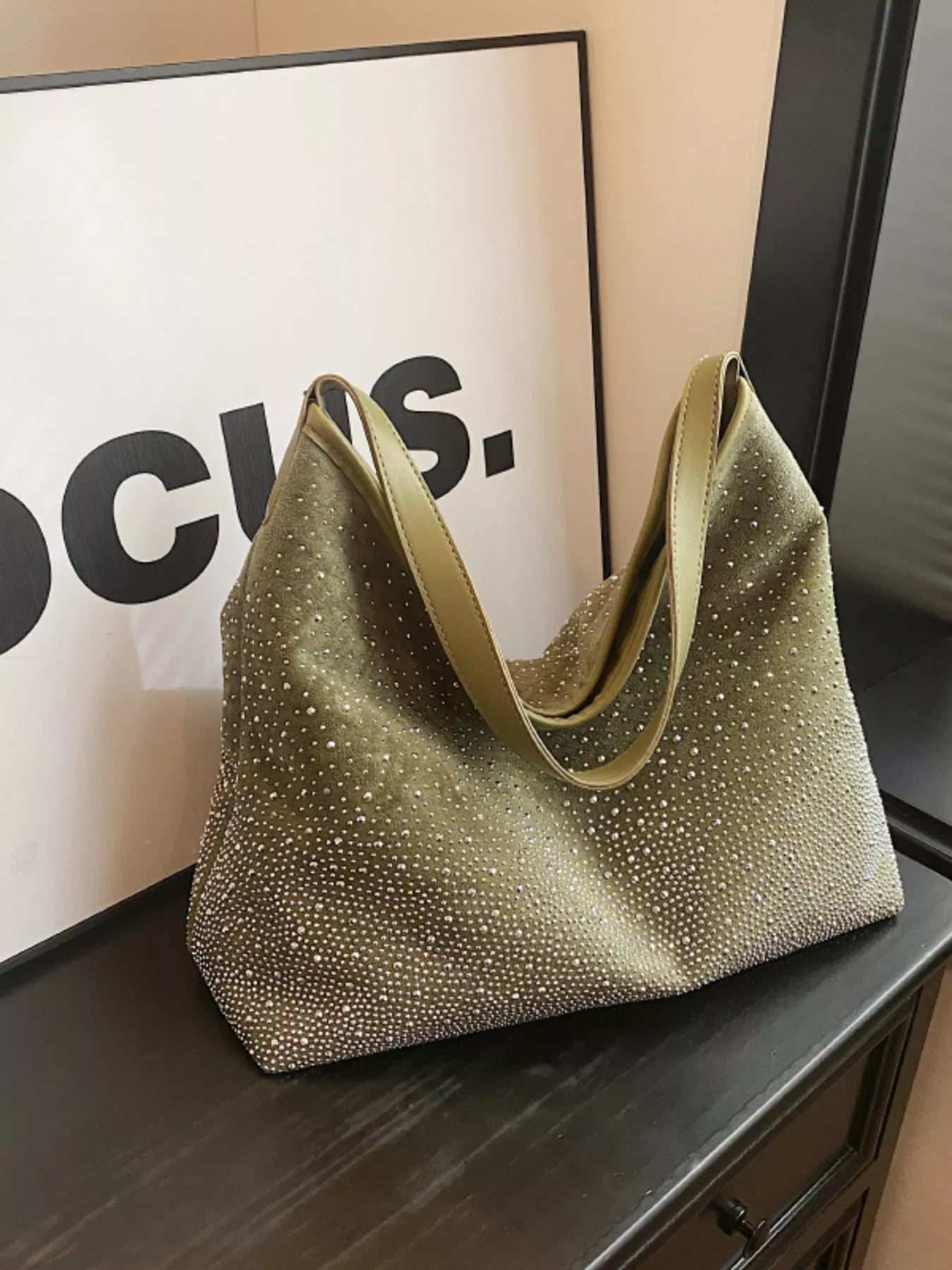 Rhinestone Tote Bag