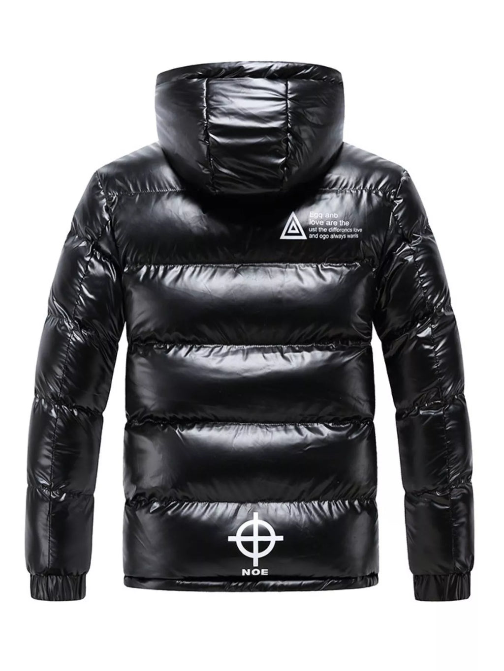 Men's Plus Size Padded Hooded Winter Coat