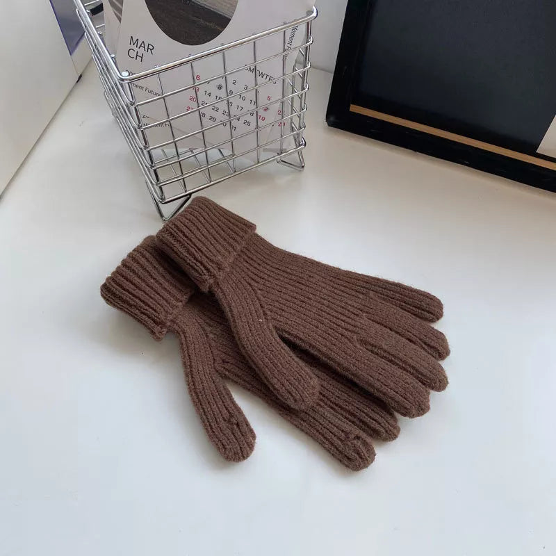 Warm Knitted Winter Gloves