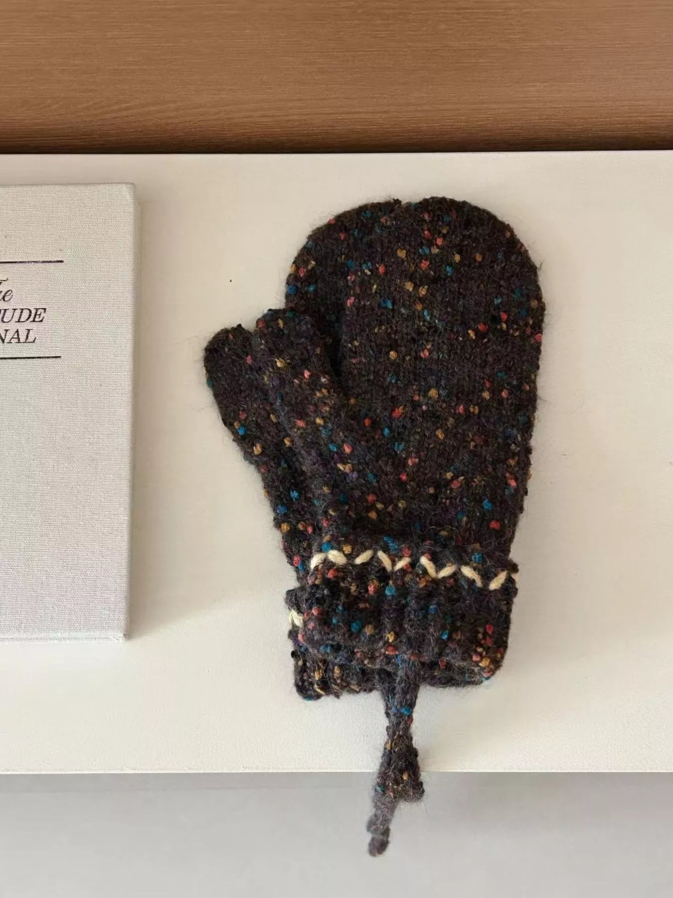Textured Warm Mittens