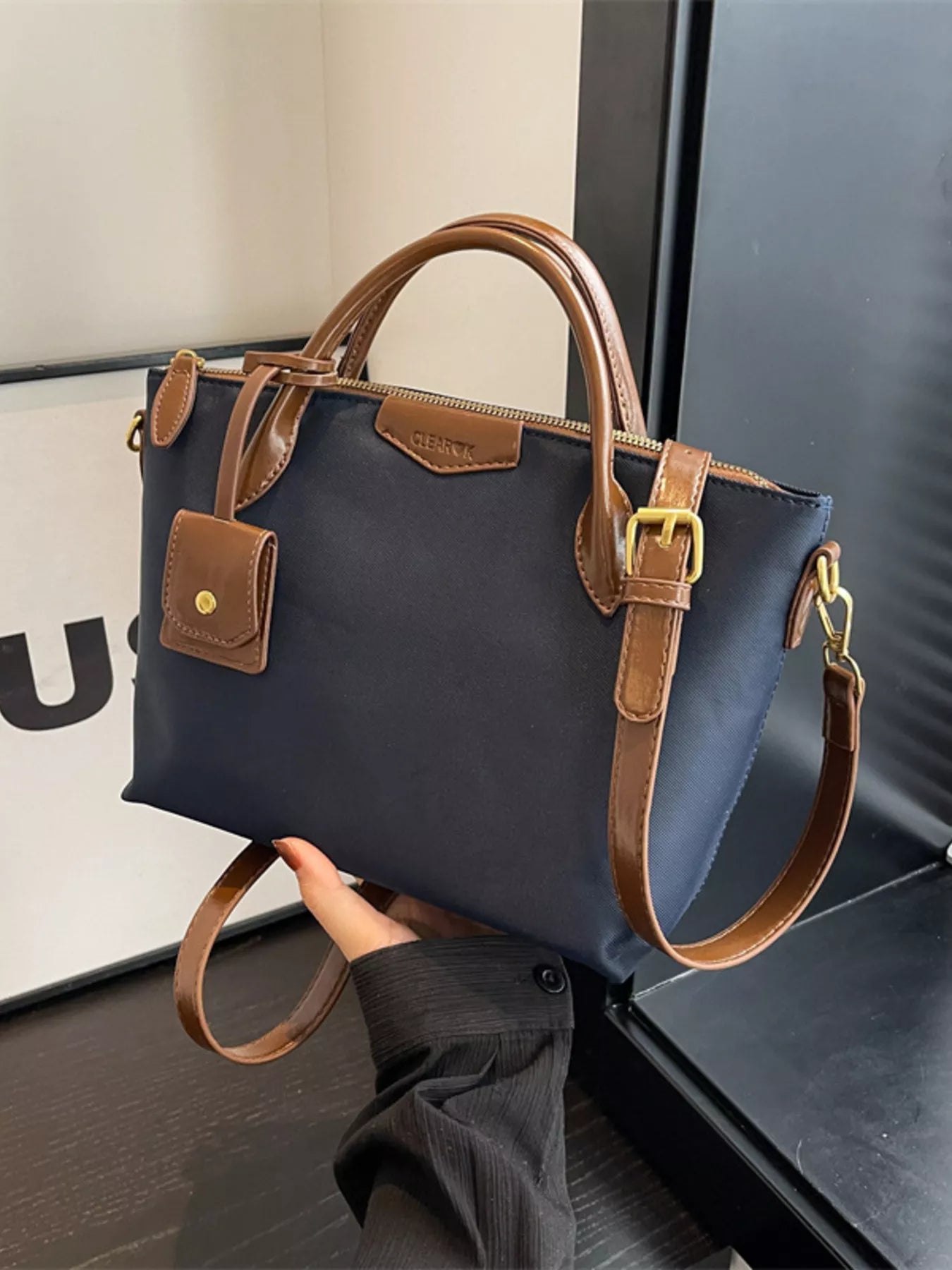 Top Handle Crossbody Bag