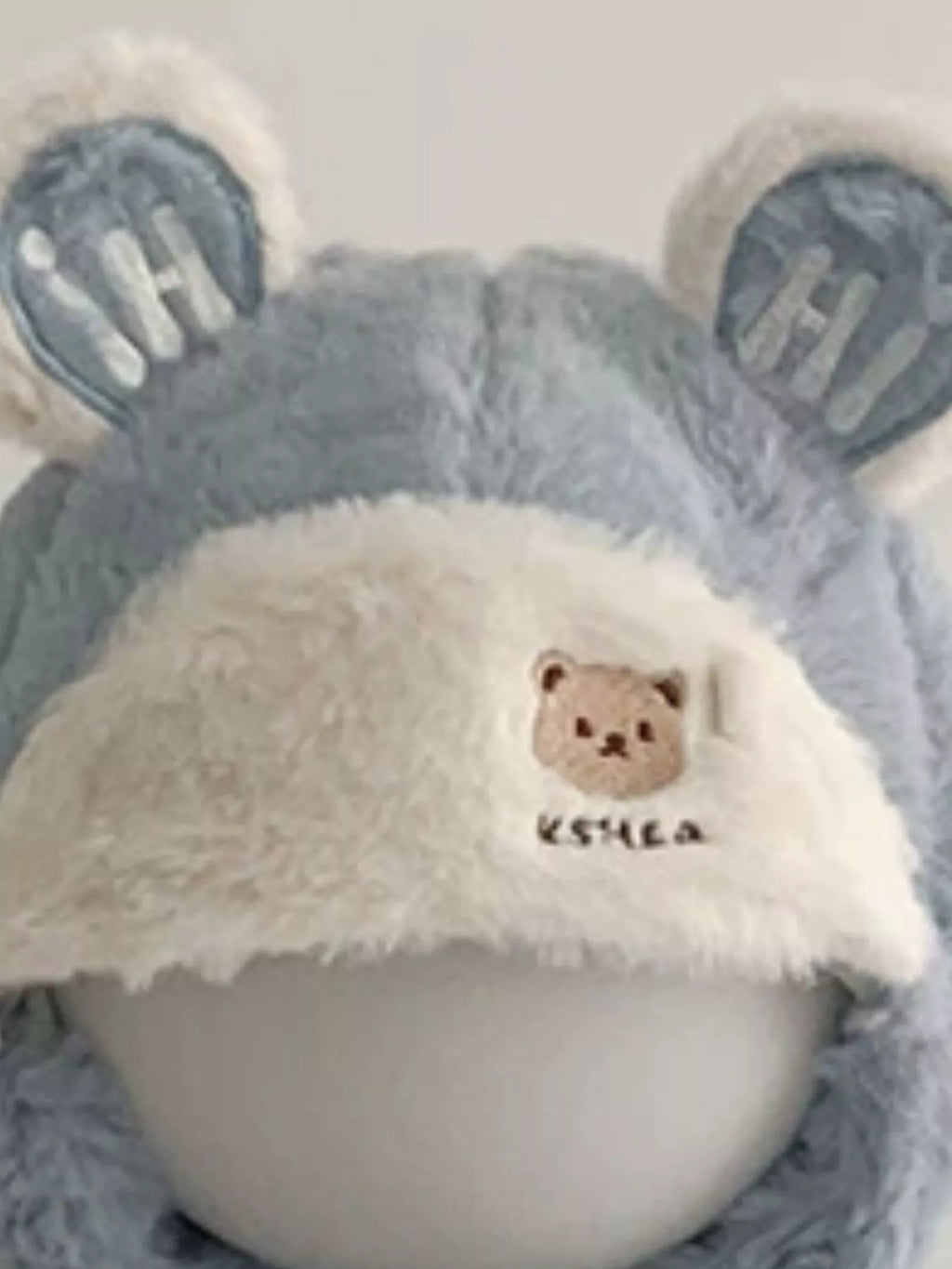 Children's Bear Ear Fluffy Hat