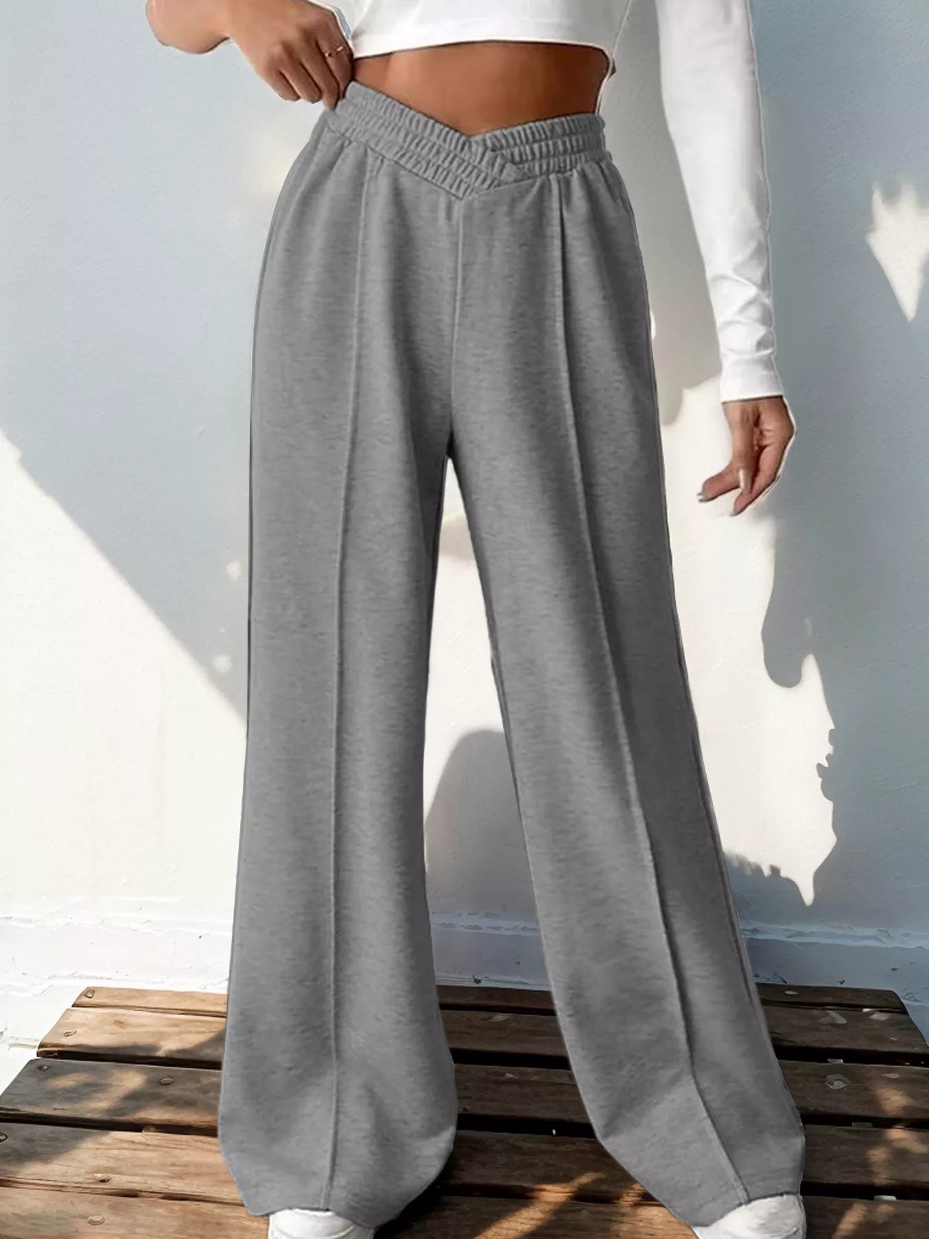 Wide Leg High Waist Pants