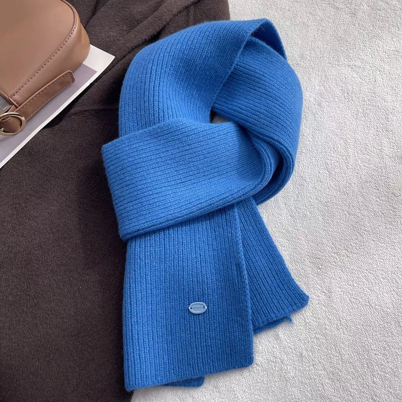 Pure Wool Warm Knit Scarf