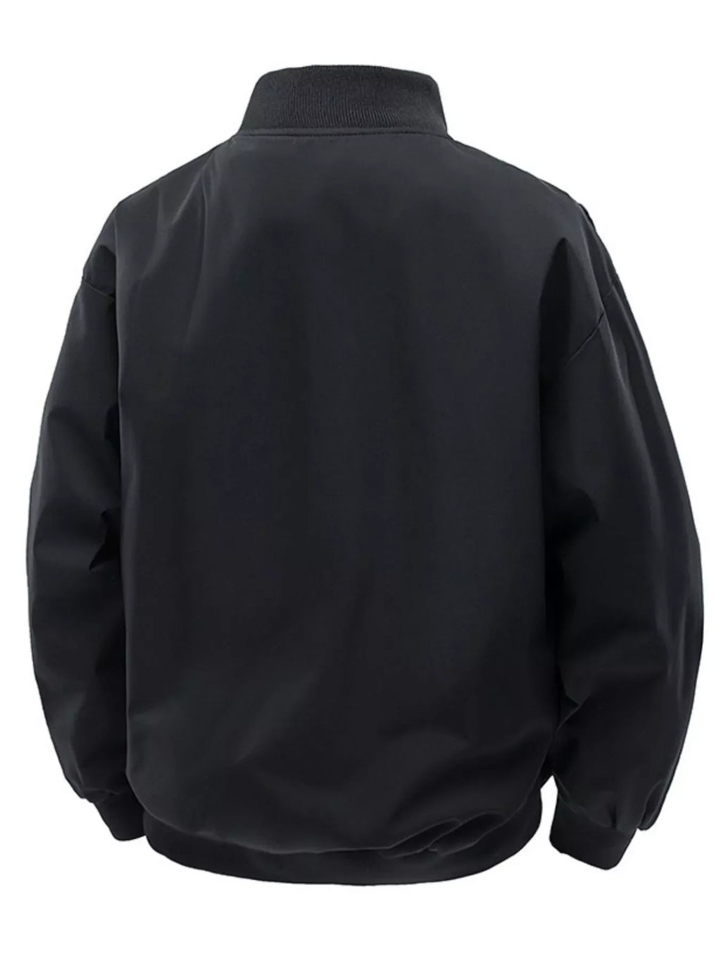 Men's Full Size Casual Lightweight Zip Up Bomber Jacket Plus Size