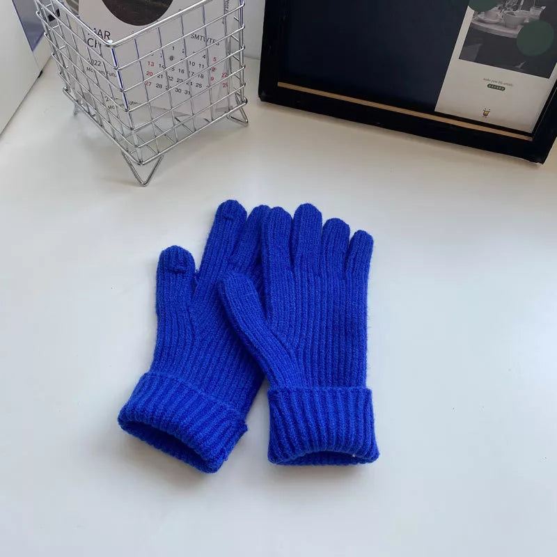 Warm Knitted Winter Gloves