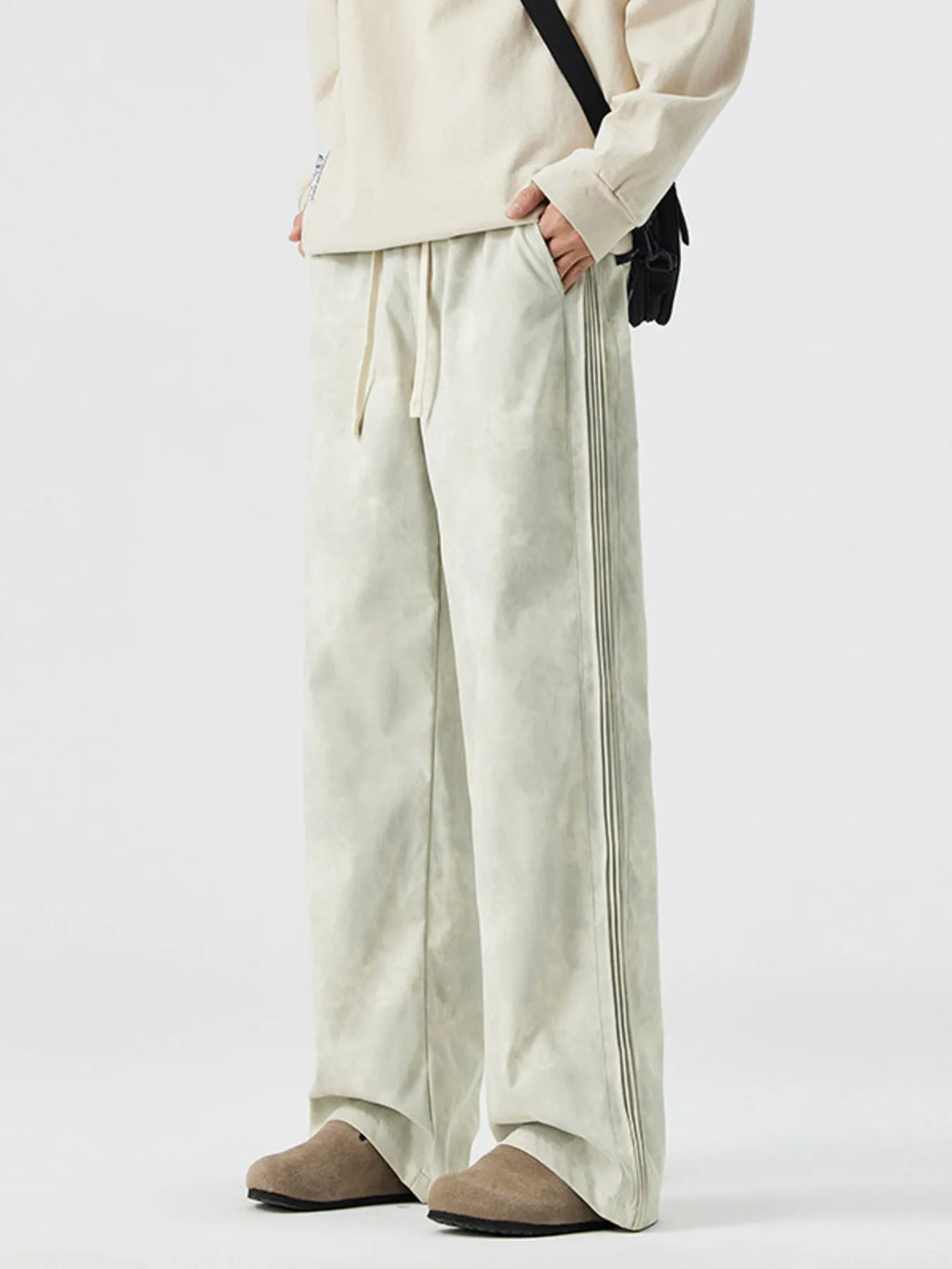 Men's Full Size Loose Fit Drawstring Pants Plus Size