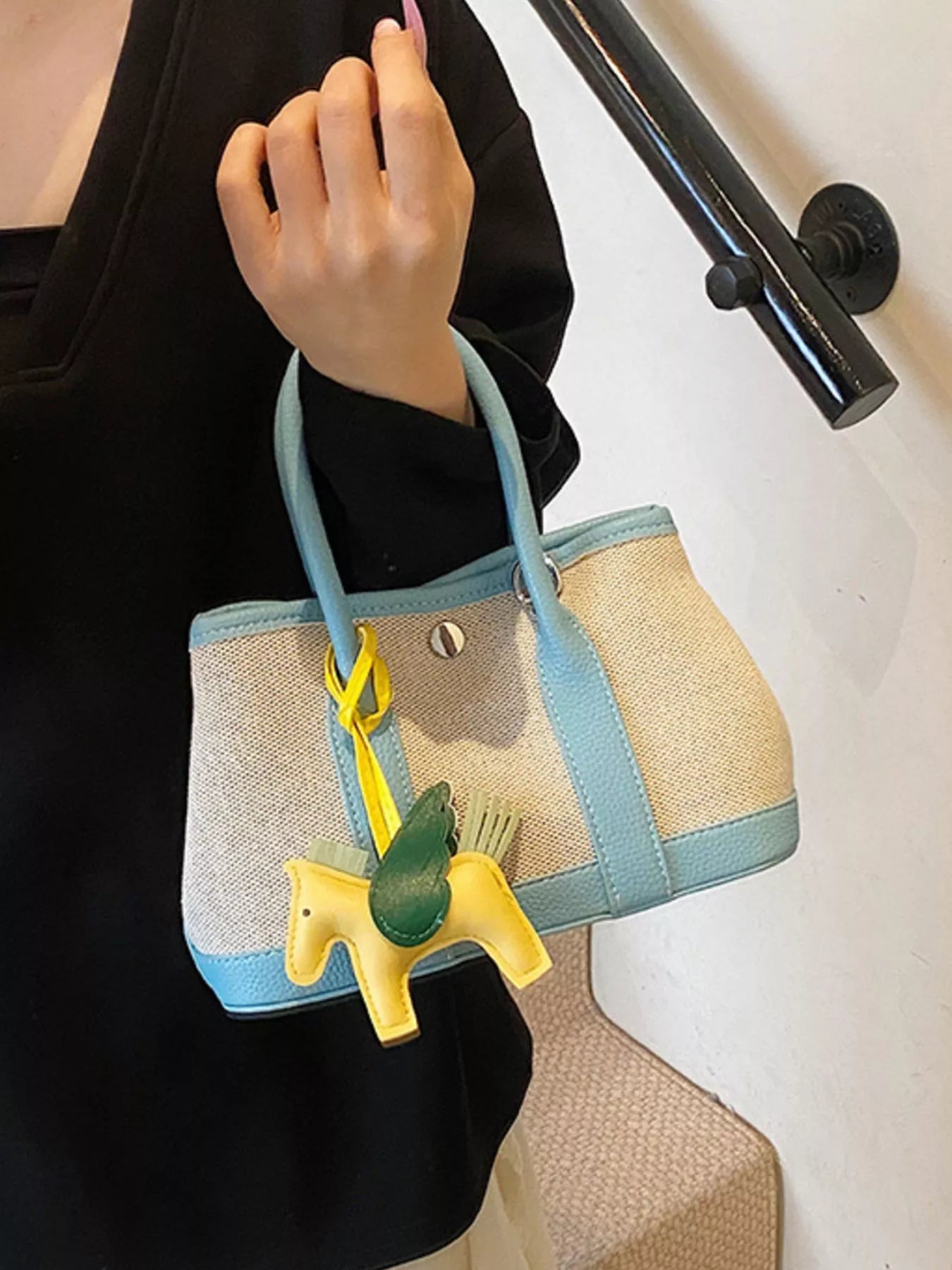 Contrast Crossbody Bag