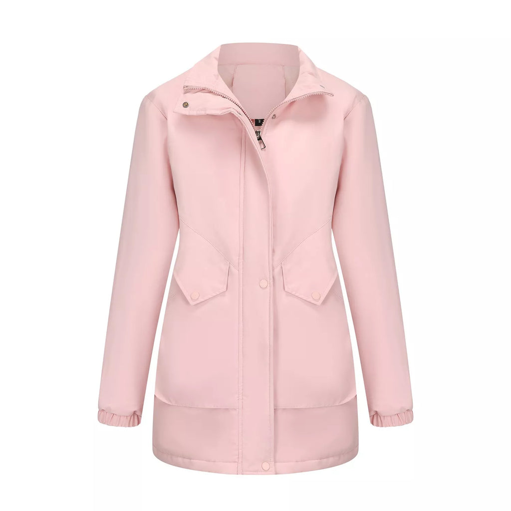 Full Size Fur Hooded Warm Winter Parka Outerwear Plus Size