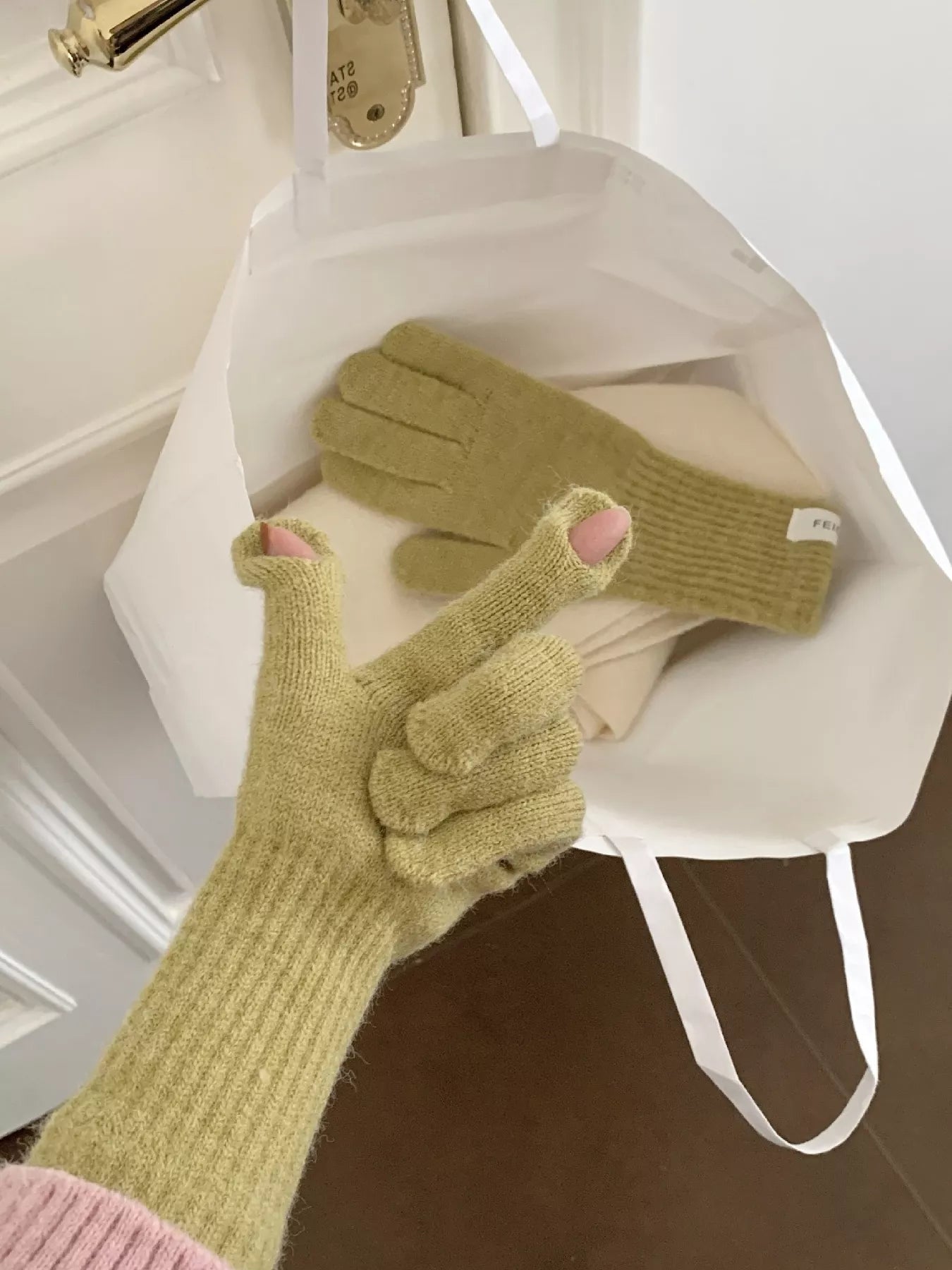 Warm Knitted Soft Gloves