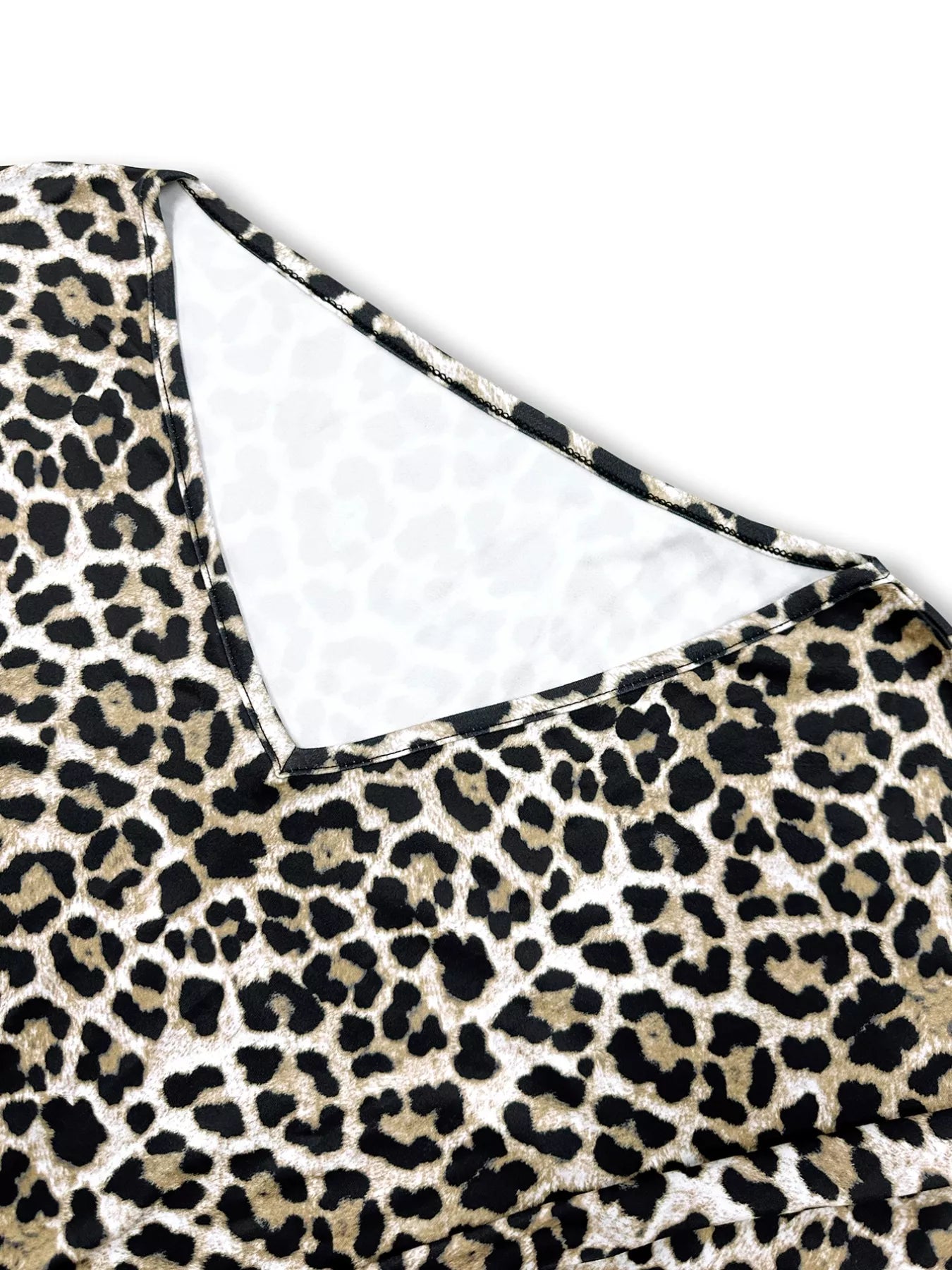 Leopard Print Top and Pants Set